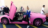 nicki minaj Lamborghini Aventador 2014