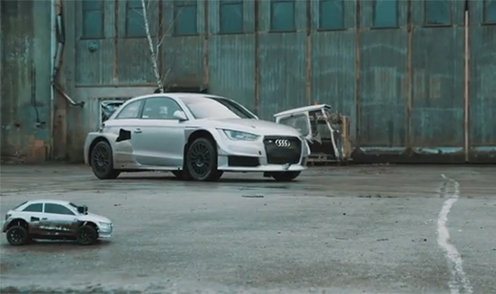 Duel Audi quattro - RC