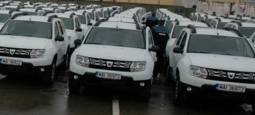 Parcul auto al Poliției, înnoit cu Dacia Duster