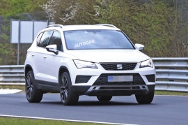 Seat Ateca Cupra surprins în teste la Nurburgring