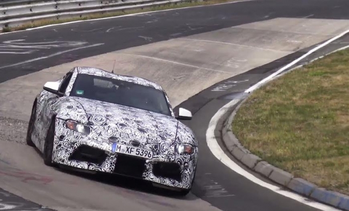 Toyota testează viitorul Supra 2018 pe Nurburgring :: VIDEO