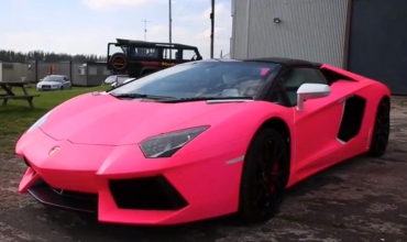 Aventador roz, visul unui copil