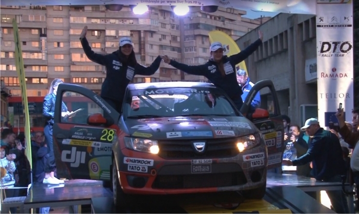 Cristiana Oprea și Diana Hațegan concurează în Campionatul European de Raliuri