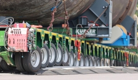 "Podul de flori" de peste Prut nu poate susține transportul unei turbine de 100 de tone