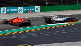 Hamilton fură din nou victoria din mâna Scuderiei Ferrari, de data aceasta chiar în fața tifosilor, la Monza