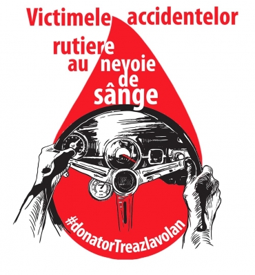 Între 17 și 21 septembrie, donează sânge pentru victimele accidentelor rutiere!