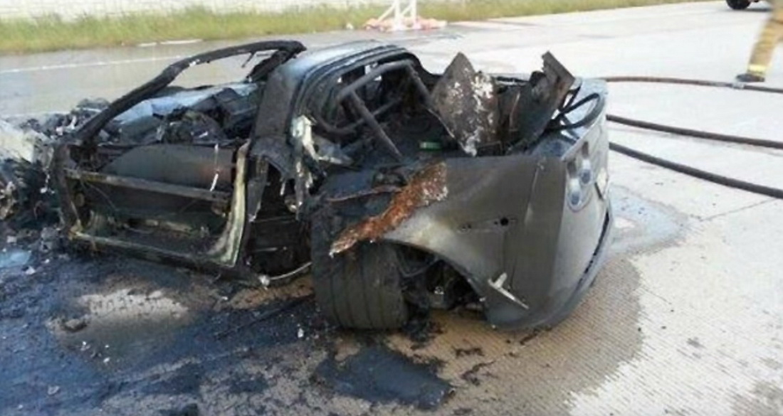 Accident teribil, filmat de la bordul mașinii