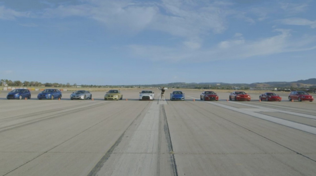 Super drag race pus la cale de americani