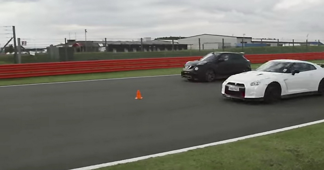 Comparativ inedit între un GT-R și un Juke
