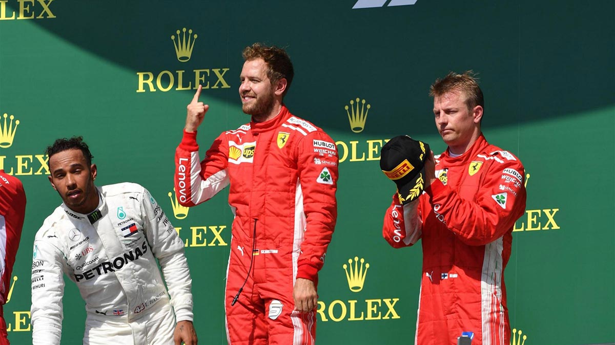 Vettel câștigă la Silverstone și strică toate planurile lui Hamilton