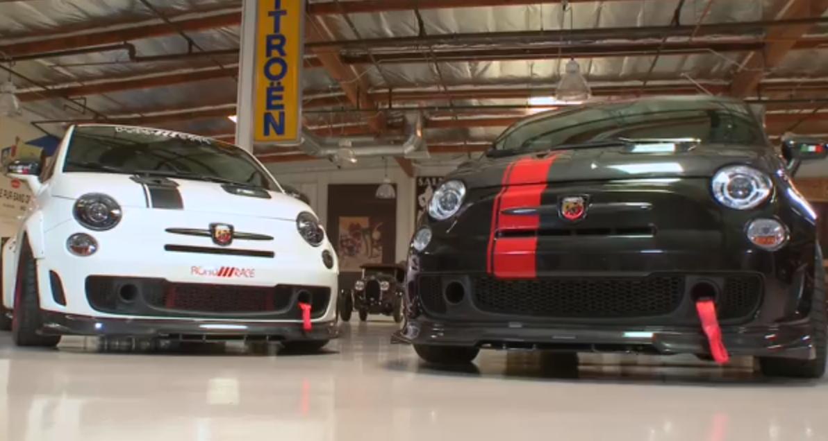 Jay Leno a pus mâna pe un Abarth 500 modificat