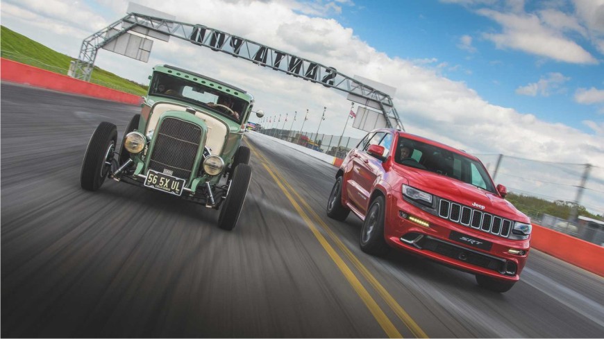 Jeep Grand Cherokee SRT Vs. HEMI Hot Rod. Duel inegal?
